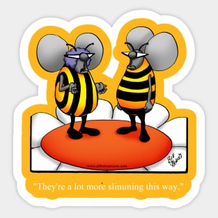 Funny Spectickles Fashion Bug Cartoon Humor Sticker